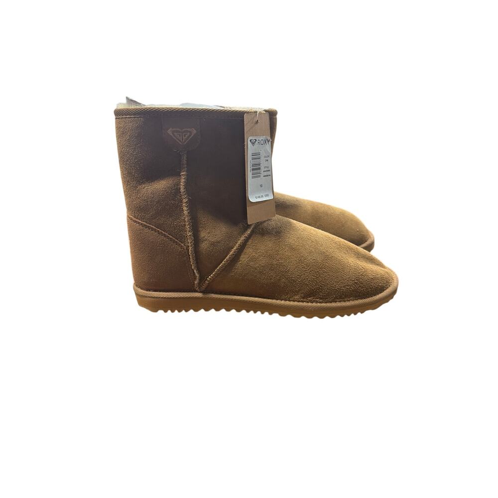 Roxy Full Grain Leather Boots. Sherpa Lined.